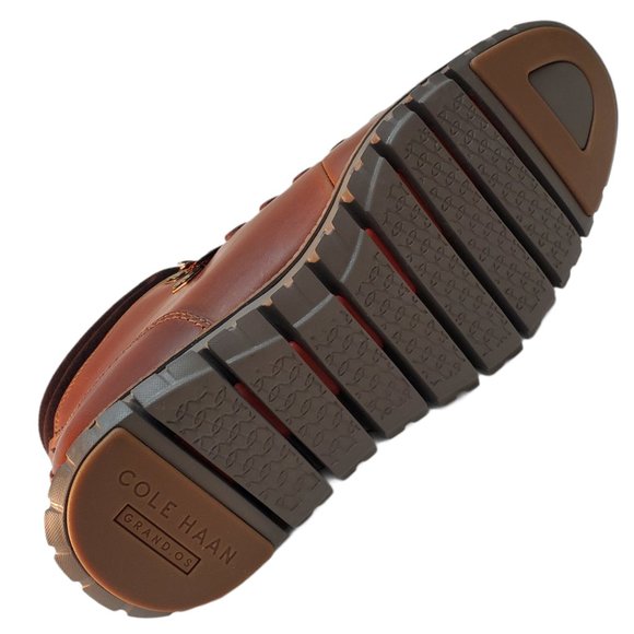 Cole Haan Mens Zergrand Hiker Waterproof Boots British Tan 8M - Picture 3 of 6